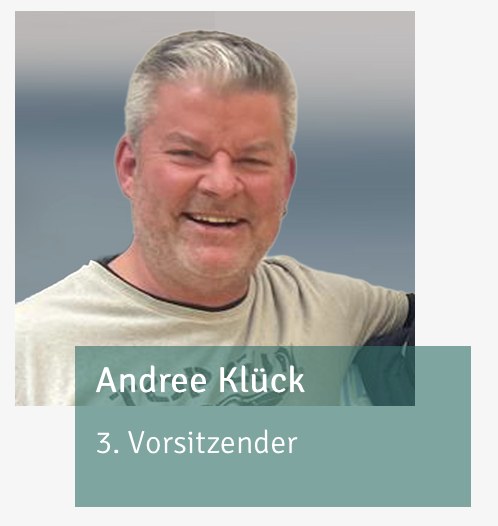 Andree Klück, 3. Vorsitzender